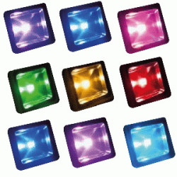 LED REFLE 10W V/COLOR 85V-265V RGB 114x86x80MM C/C TW