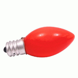 FOCO CANDELABRO E12 15W 120V ANARANJADO  JY