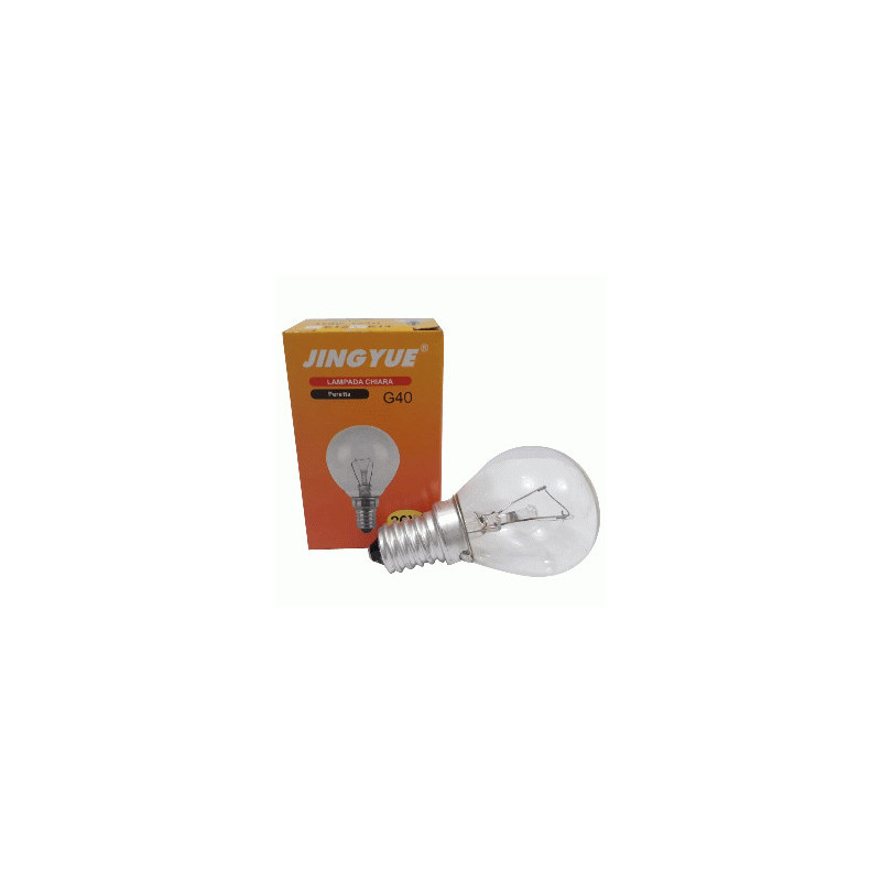 FOCO BOLA E-14 G40 20W-110V CLARO JY (S35)