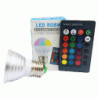 LED FOCO DICRO 5W V/COLOR E27 120V C-C RGB LIG ALT POT. MR16 TW
