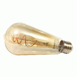 LED FOCO VINTAGE E27 4.5W 120V ST19 2200K V/DORAD (2