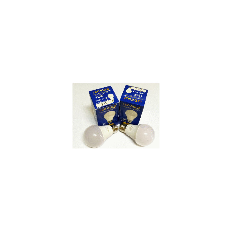 LED FOCO P/BATERIA E27-24V 12W BLANCO 6500K A60 BULB