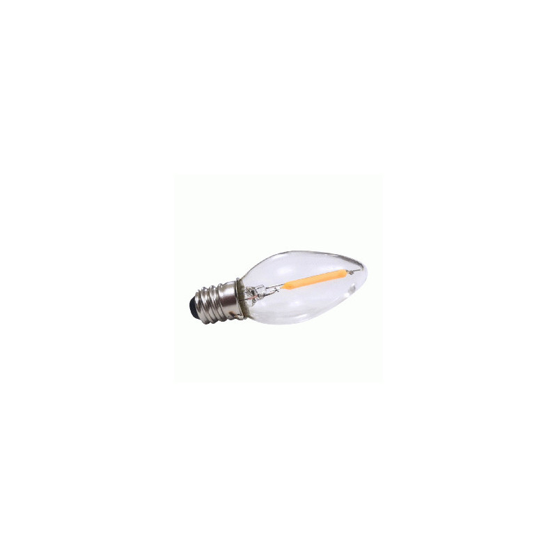 LED FOCO CANDELABRO E12 1W 110V CALIDO 2700K