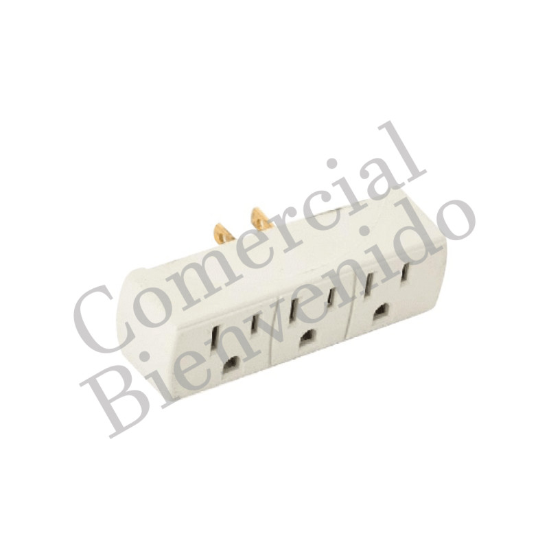 ADAPTADOR BAK. 3/S.POLARIZADO 125V-15A U67