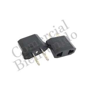 ADAPTADOR REDONDO A PLANO.NEGRO   (391)