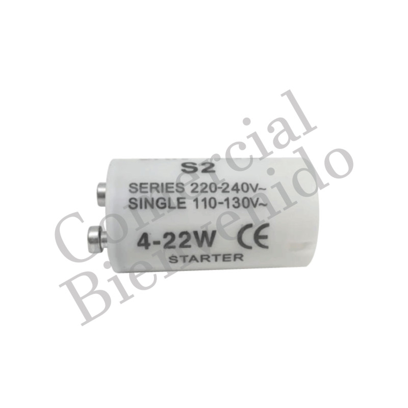 ARRANQUE. PLASTICO 20 W. 2-22W 120V
