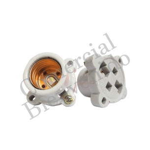 BOQUILLA DE LOZA E-27 CUADRADA    F-517