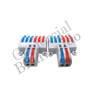 BORNAS /CONEXION KV426 2-6 8P 32A 250V/4KV ROJ/AZ CHIYODA