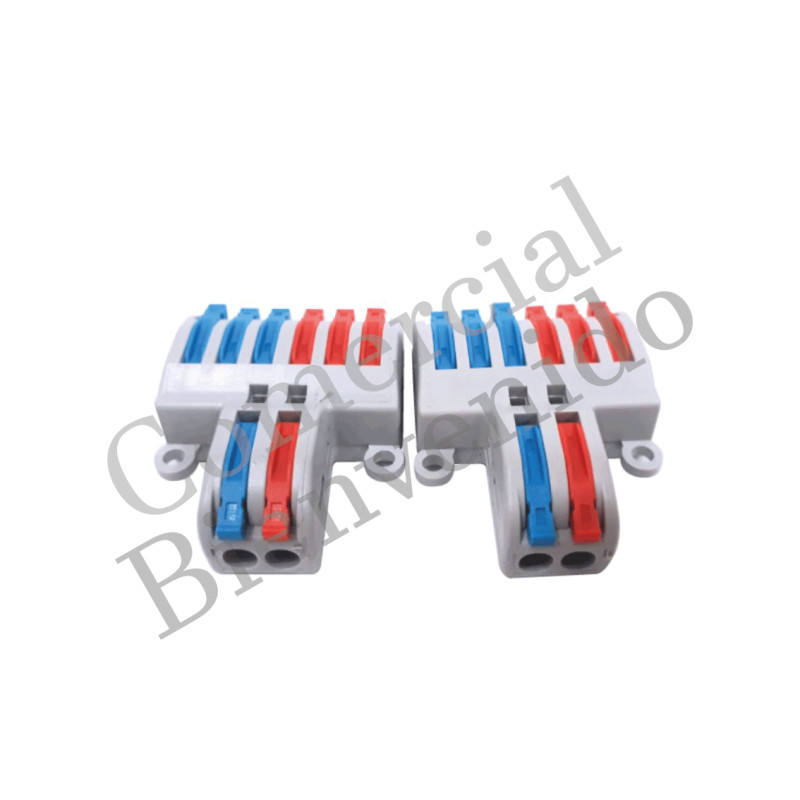 BORNAS /CONEXION KV426 2-6 8P 32A 250V/4KV ROJ/AZ CH