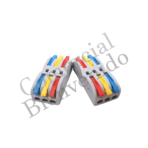 BORNAS /CONEXION KV 223C 6P 32A 250V/4KV ROJ/AZ CHIYODA