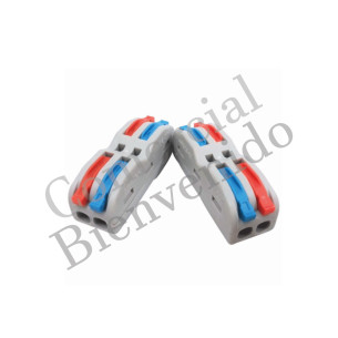 BORNAS /CONEXION KV 222C 4P 250V/4KV ROJ/AZU CHIYODA