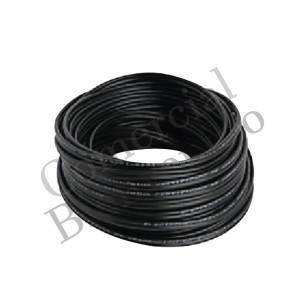 CABLE ASBESTO No. 16 100M.  NEGRO