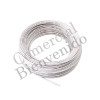 CABLE ASBESTO No. 10 100M.  BLANCO