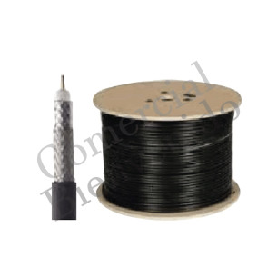 CABLE COAXIAL RG6 300 MTS.C/CARRETE NEGR CHIYODA(AA)