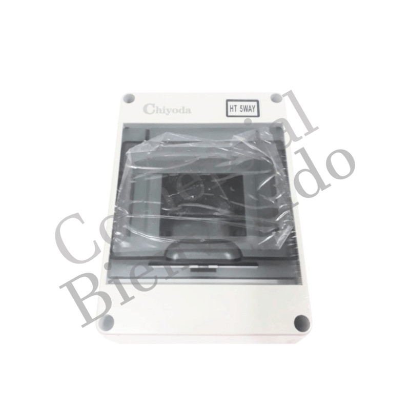 CAJA.BREAKER. PARA RIEL DIN 5P PLASTIC CHIYODA