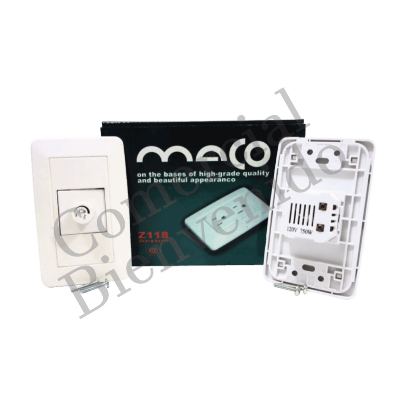 DIMMER 600W. P/EMPOTRAR C/PLACA  (MACO)