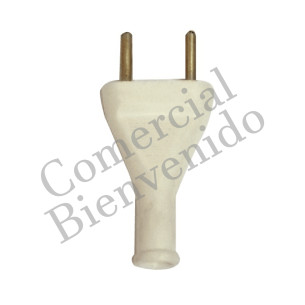 ENCHUFE DE CAUCHO P/REDONDA MACHO 250V 10 A