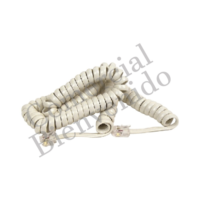 EXTENSION P/TELF.ESPIRAL 5M. 4P4C