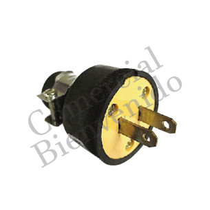 ENCHUFE DE CAUCHO 2PT.NORMAL T/USA CH-353  U35-2P CHIYODA