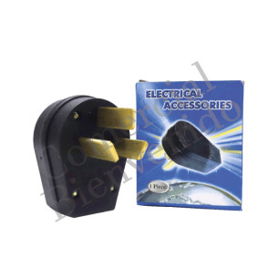 ENCHUFE DE CAUCHO.P/SOLDADOR.POLARIZ. U50N NEW/50A