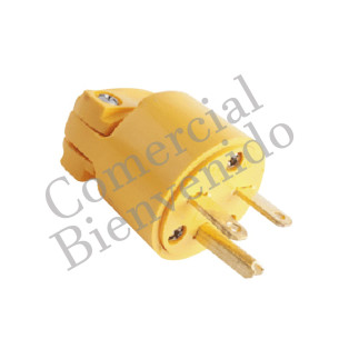 ENCHUFE TERMOPLAST AMARIL T/COOPER. 3PTS 250V CHIYODA