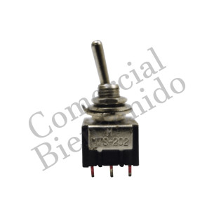 INTERRUPTOR OJO CANGREJO 6P.6AMP.MTS-202