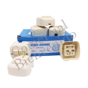 INTERRUPTOR S/P.T/TICINO CREMA 2 SERVICIOS CUADRADO