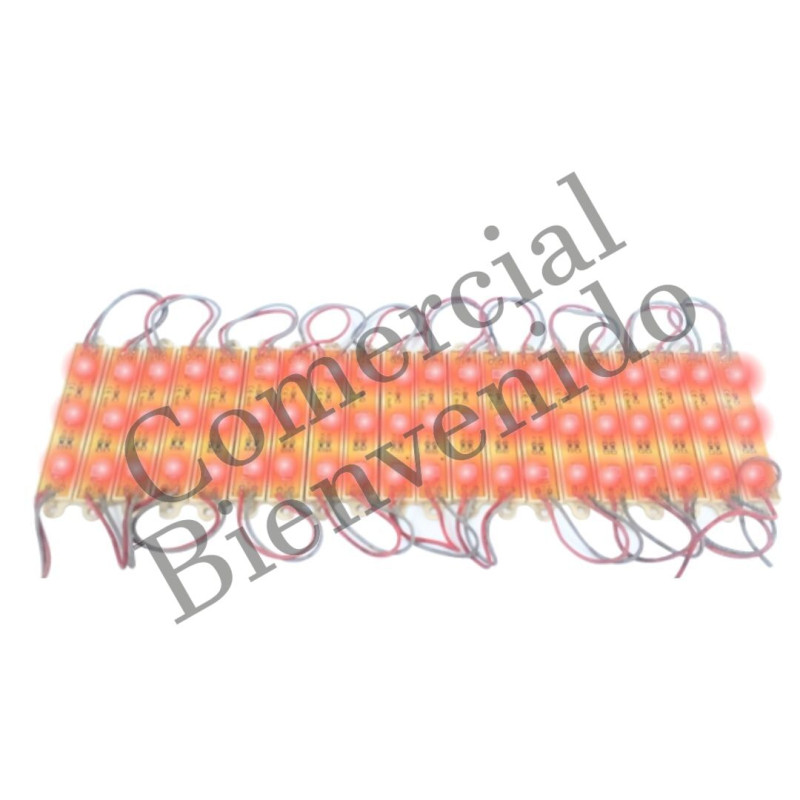 LED MODULO  ROJO 12V - DC SMD 5050/3PCS  0.72W