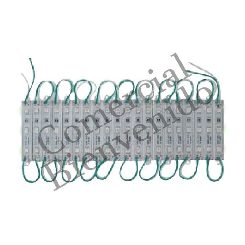 LED MODULO  VERDE 12V - DC SMD 5050/3PCS  0.72W