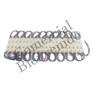 LED MODULO  V/COLOR 12V - DC SMD 5050/3PCS 0.72W RGB FLASH