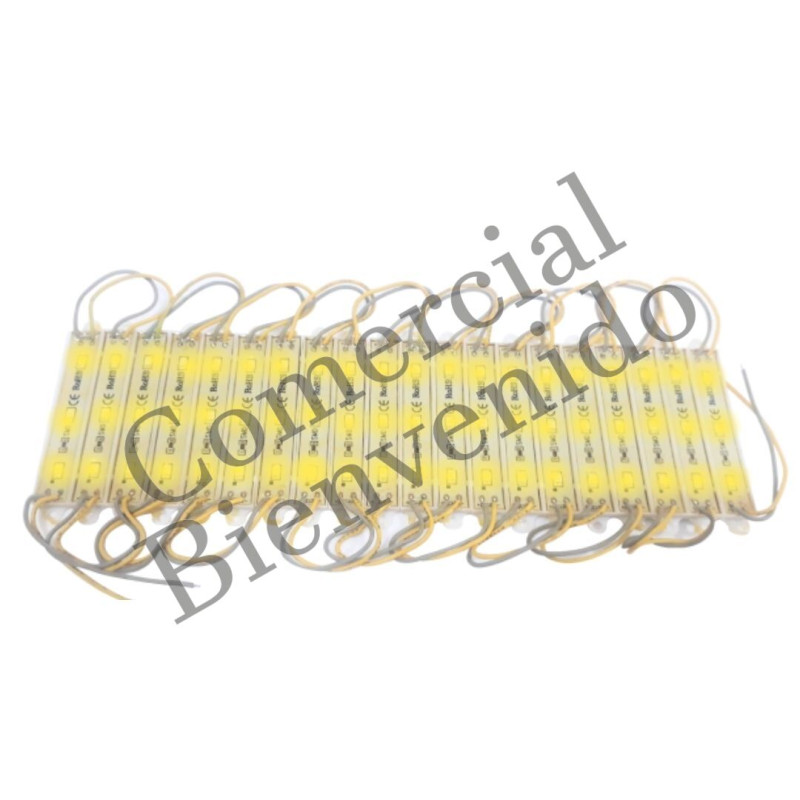 LED MODULO SMD 3528/3PCS DC12V 0.30W AMARILLO