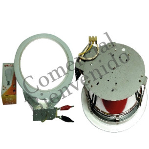 OJO.BUEY.C/VIDRIO ESMERILADO 1 FOCO  8" CON FOCO