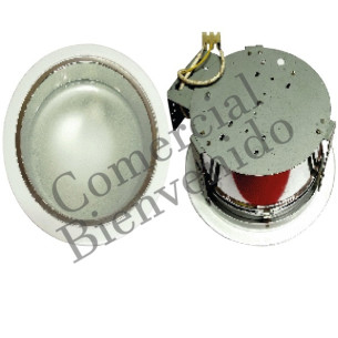 OJO DE BUEY.C/VIDRIO 8" ESMERILADO S/1 FOCO METAL