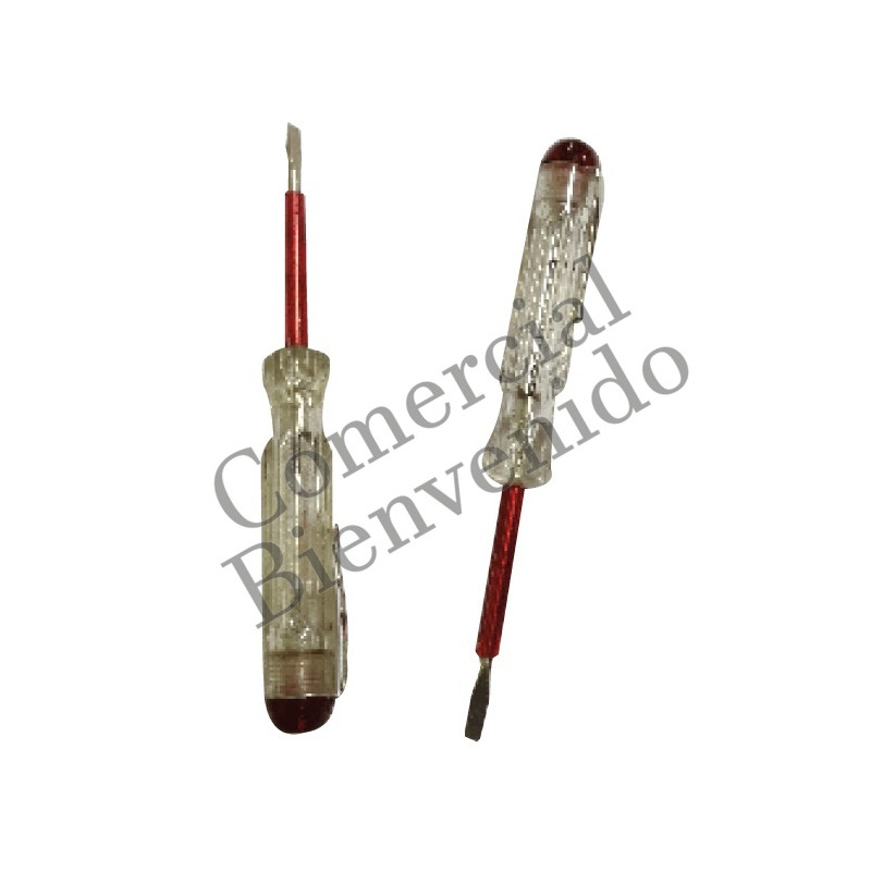 DESARMADOR PLANO FINO MEDIANO TRANSPARENTE FHT-808