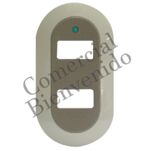 PLACAS BAKELITA T/TICINO GRIS 2/S FP202 GRAY