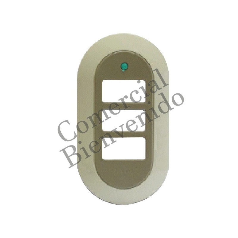PLACAS BAKELITA T/TICINO GRIS 3/S FP203 GRAY