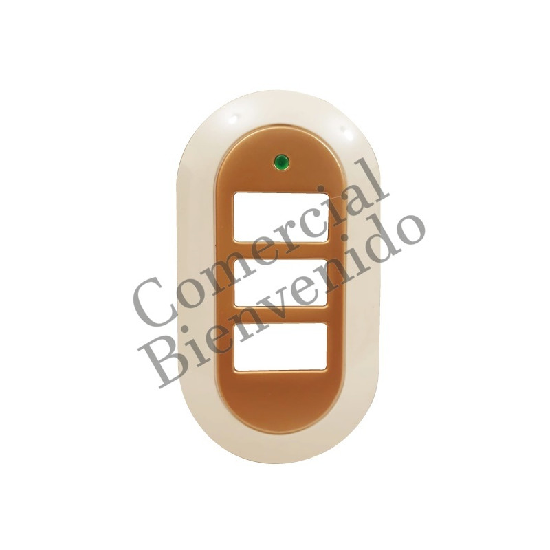 PLACAS BAKE DORADO 3/S FP203 GOLD CHIYODA T/TICINO