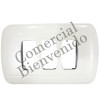 PLACAS BAKELITA T/TICINO 3/S CJ203 IVORY(DOMINO AVAN