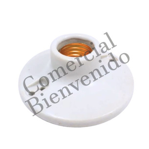 ROSETON DE LOZA  MEDIANO E27 4PULGADA F-506