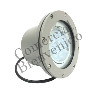 LED LAMPARA PARA JARDIN/PISO 17.0 CM PLOMO LZ VERDE