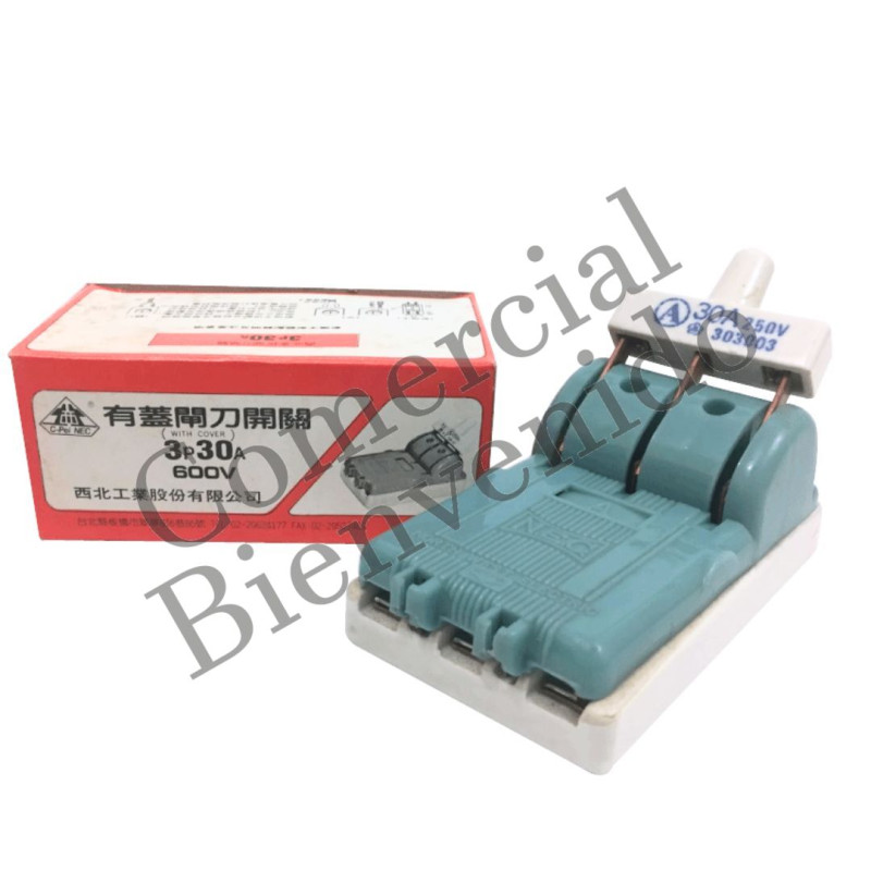 SWITCH NORMAL. 3X 30AMP.LOZA NEC BRONCE (TW)