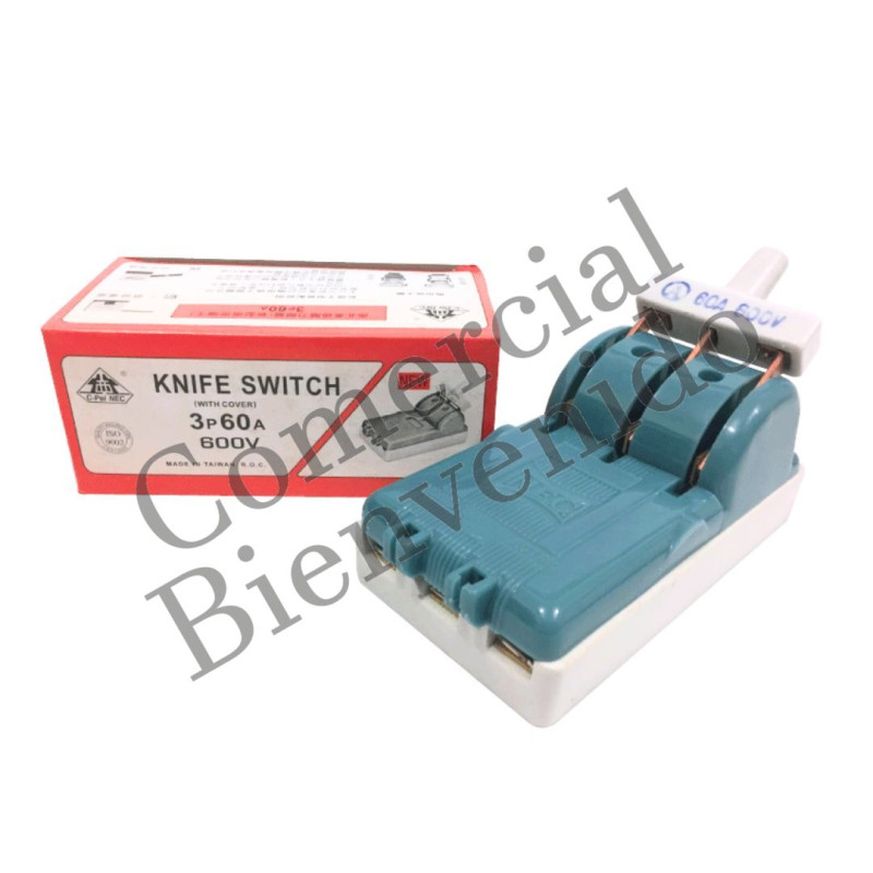 SWITCH NORMAL. 3X 60AMP.LOZA NEC BRONCE (TW)
