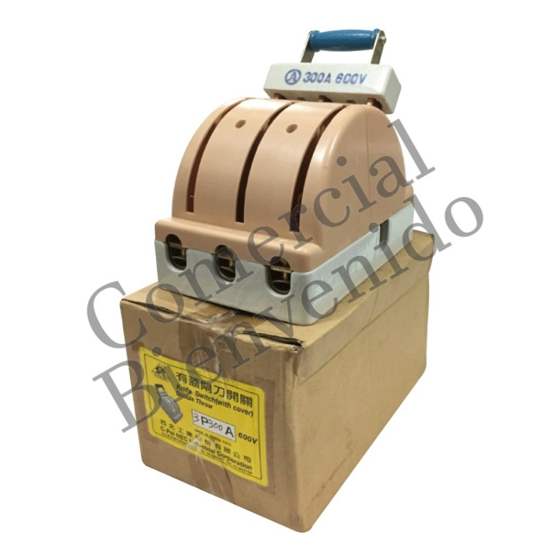 SWITCH REVERSI.3X300AMP.LOZA NEC BRONCE (TW)