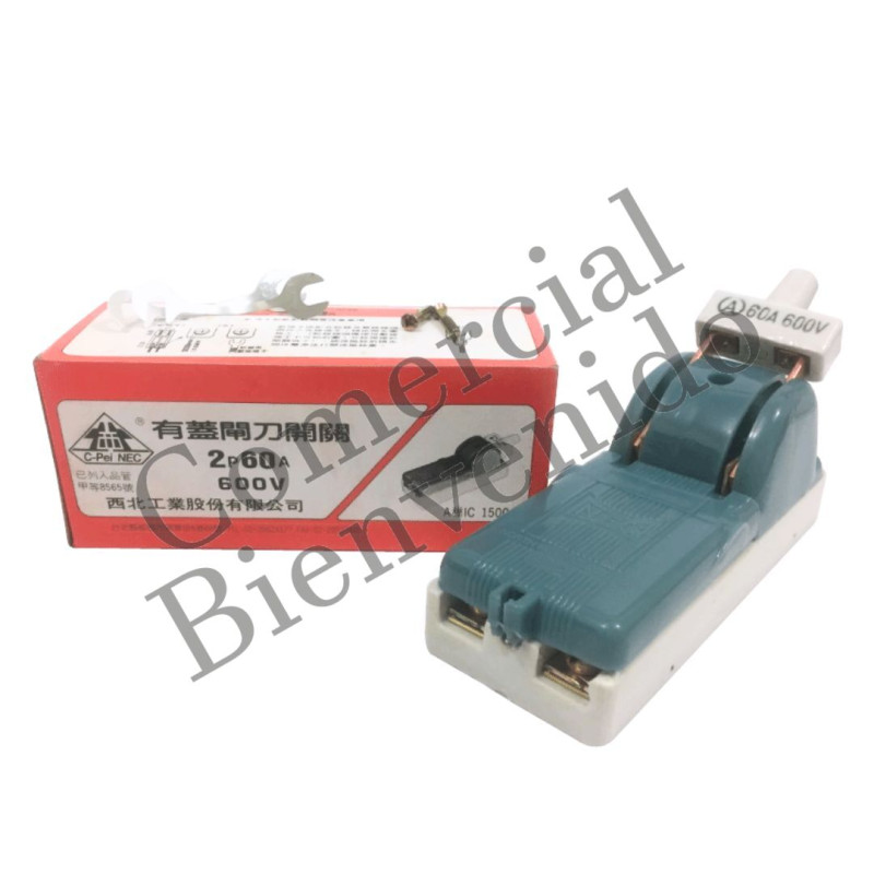 SWITCH NORMAL. 2X 60AMP.LOZA NEC BRONCE (TW)