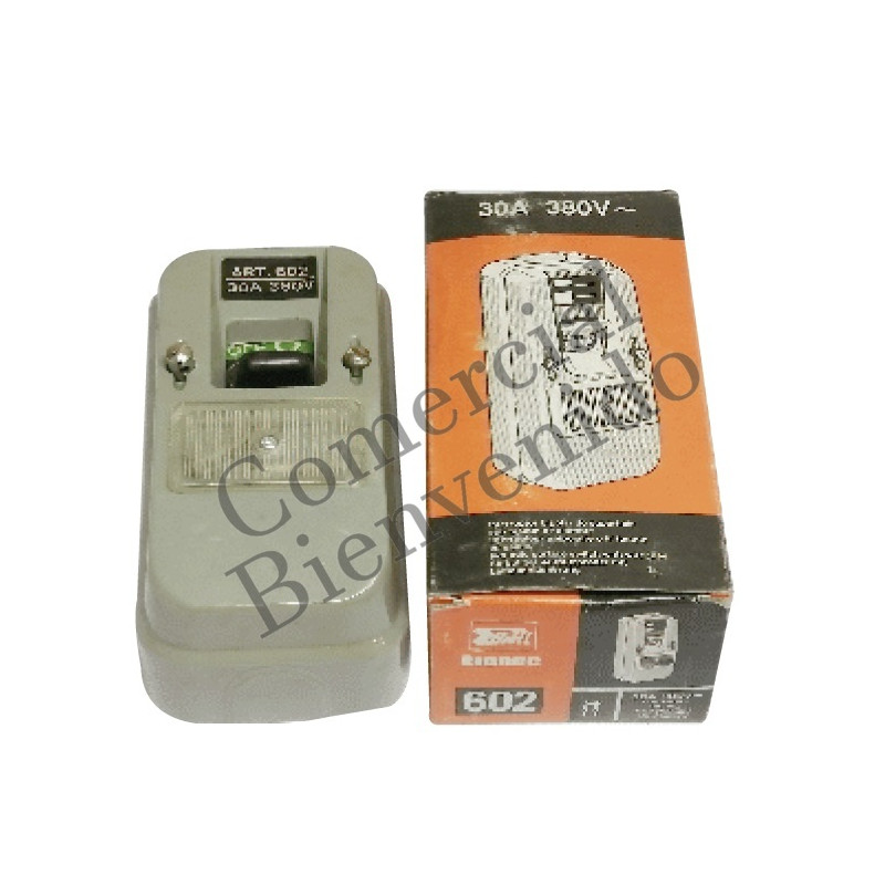SWITCH I/O C/FUSIBLE T602 30A.2POL.TIONEC