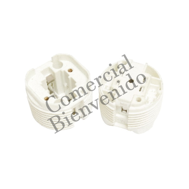 SOPORTE PARA FOCO AHORRADOR DULUX (PLC) G24D-1 T2