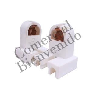 SOPORTE P/TUBO DE 4W-6W-8W(PARES)S/PORTA ARRANQUE T5