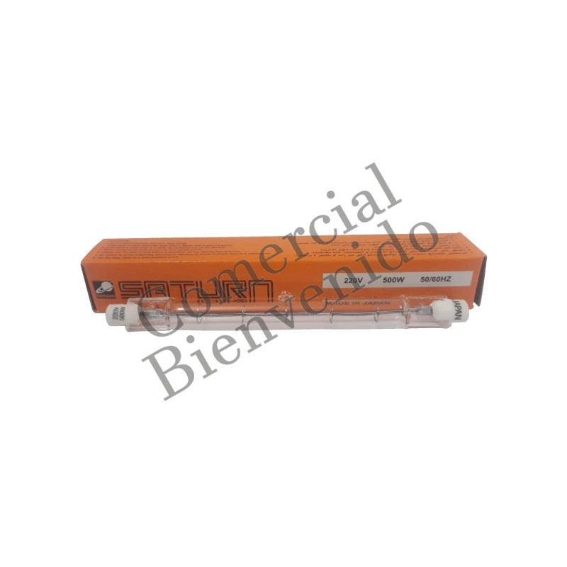TUBO HAL0GENOS  500W/220V. 118MM.JAP SATURN