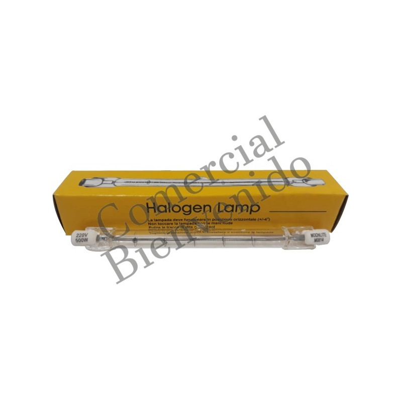 TUBO HALOGEN0S .500W/220V. 118MM.