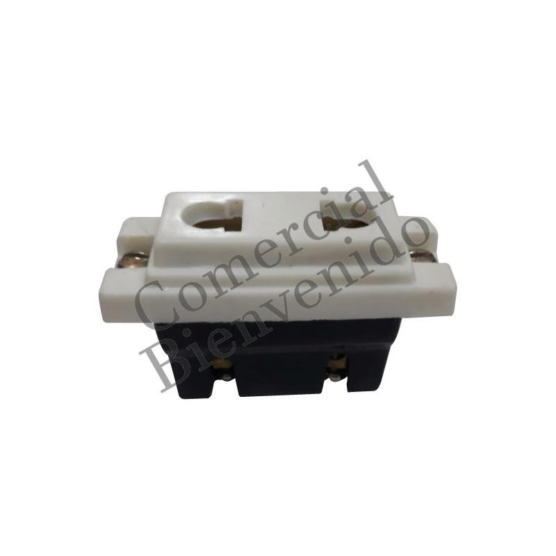 TAC0 TOMACORRIENTE T-208W T/VETO REDONDO PLANO